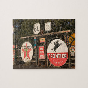 Puzzle États-Unis, Arizona, Sedona : enseignes publicitai