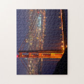 Puzzle États-Unis, Californie. Pont Golden Gate la nuit (Vertical)
