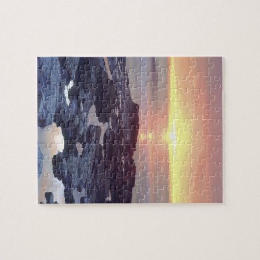 Puzzle États-Unis, Californie, San Diego. Marée des falai (Horizontal)