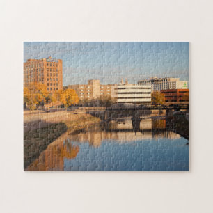 Puzzle États-Unis, Dakota du Sud, Sioux Falls, City Skyl