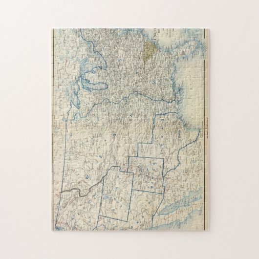 Puzzle États-Unis, décembre 1860 (Vertical)