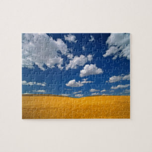 Puzzle États-Unis, État de Washington, Colfax. L'orge mûr