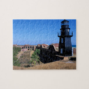 Puzzle États-Unis, FL, Florida Keys, Fort Jefferson, 1846