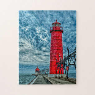 Puzzle États-Unis, Grand Haven, Michigan, phare
