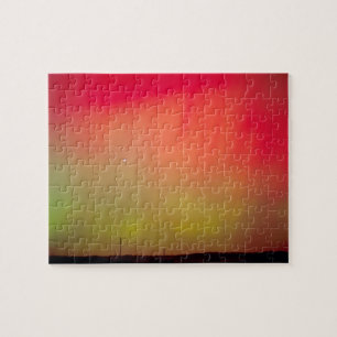 Puzzle États-Unis, Idaho. Aurore boréale à 2