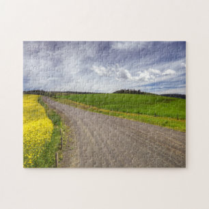 Puzzle États-Unis, Idaho, Comté d'Idaho, Champ de canola