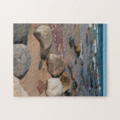 Puzzle États-Unis, Michigan. Boulders Arrondis Sur 20 Km (Horizontal)