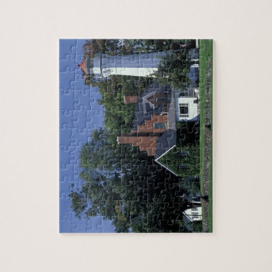 Puzzle États-Unis, Michigan, lac Huron. Port Sanilac (Vertical)