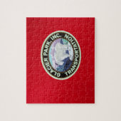 Puzzle États-Unis, Montana, Glacier National Park, Vintag (Vertical)