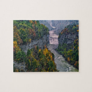 Puzzle États-Unis, New York, Letchworth State Park. Riviè