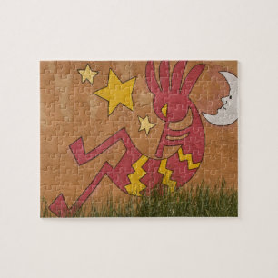 Puzzle États-Unis, Nouveau-Mexique, Père Noël Fe. Mura