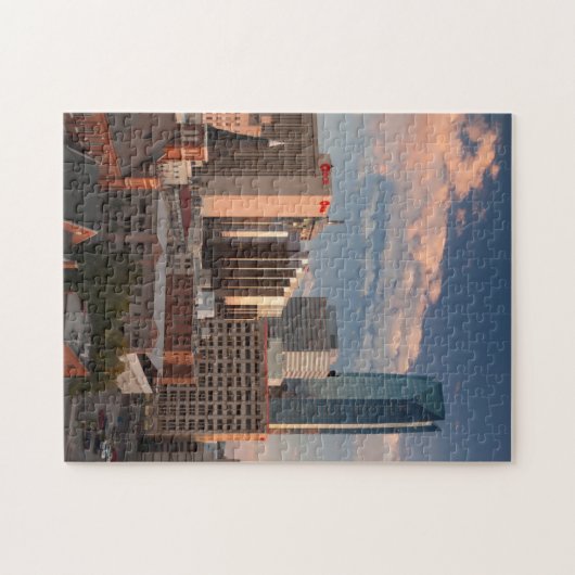 Puzzle États-Unis, Oklahoma, Oklahoma City, Ville élevée (Horizontal)
