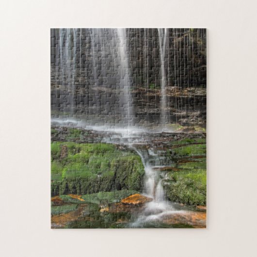 Puzzle États-Unis, Pennsylvanie, Benton. Cascade délicate (Vertical)