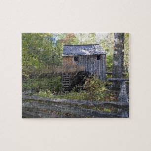 Puzzle États-Unis - Tennessee. Moulin à câble dans la rég