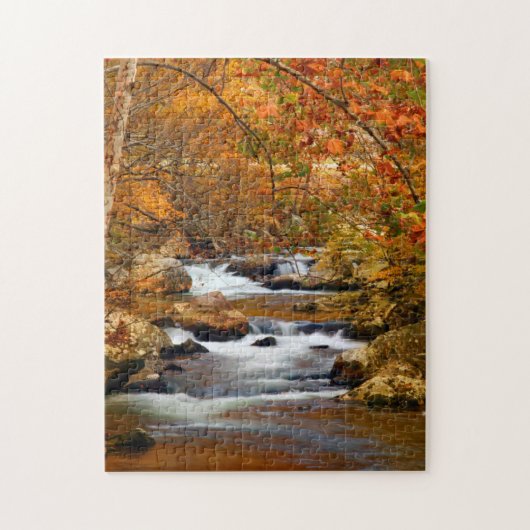 Puzzle États-Unis, Tennessee. Ruisseau Rushing Mountain (Vertical)