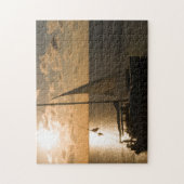 Puzzle États-Unis, Texas, South Padre Island. Bateau à vo (Vertical)