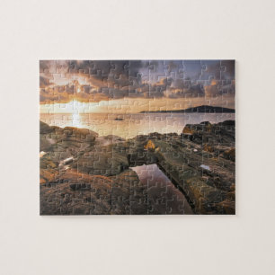Puzzle États-Unis, Washington, îles San Juan. Un dramati