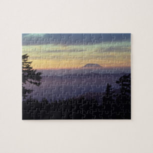 Puzzle États-Unis, Washington. Mont St. Helens vu à trave