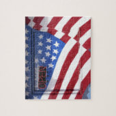 Puzzle États-Unis, Washington, Moses Lake. Peinture mural (Vertical)