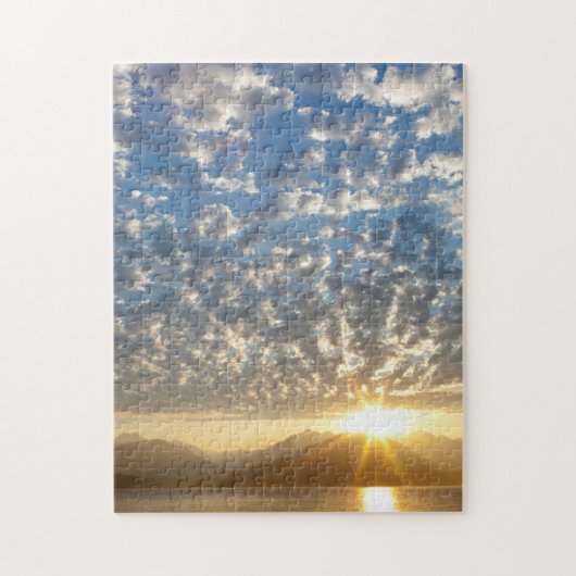 Puzzle États-Unis, Washington, Seabeck. Coucher de soleil (Vertical)