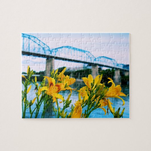 Puzzle Été à Chattanooga - Pont de rue Walnut 8x10 (Horizontal)