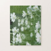 Puzzle été fleurs de jardin blanches (Vertical)