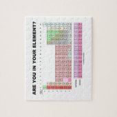 Puzzle Êtes-vous dans votre élément ? Humour de Tableau (Vertical)