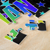 Puzzle "ETHAN" Prénom, Amusant "HEUREUX ANNIVERSAIRE" (Côté)