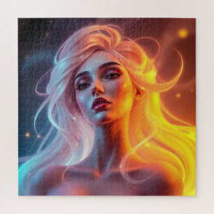 Puzzle Ethereal Light Imaginaire Femme - Art Vibrant