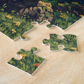 Puzzle Ethiopie Illustration Voyage Art Vintage (Côté)