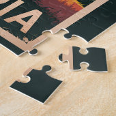 Puzzle Ethiopie Sunset Travel Art Vintage (Côté)