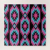 Puzzle Ethnic American Indian : Motifs aztèques. (Horizontal)
