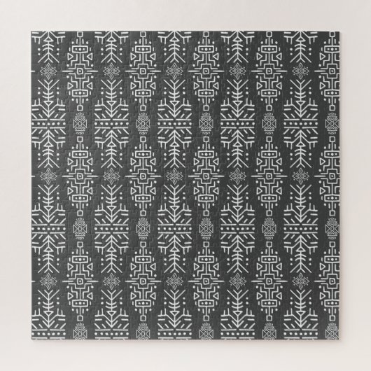 Puzzle Ethnic Boho Chic : Une conception tribale transpar (Vertical)