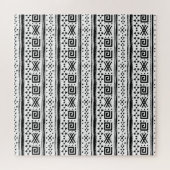 Puzzle Ethnic Boho Tribal Art Print (Horizontal)