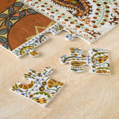 Puzzle Ethnic Digital Abstrait : Motif sans faille (Côté)