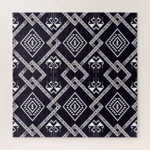 Puzzle ethnique orientale, arrière - plan traditionnel sa