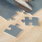 Puzzle Étiquette de café rouge des papilles rouges (Côté)