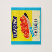 Puzzle Étiquette de cerises crevées Flav-R-Pac (Vertical)
