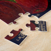 Puzzle Étiquette de la pomme capitale Sacramento (Côté)
