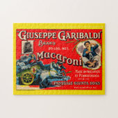 Puzzle étiquette de macaronis de Giuseppe Garibaldi des (Horizontal)