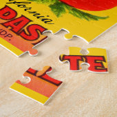 Puzzle étiquette de pâte de tomates Claudia dans les anné (Côté)