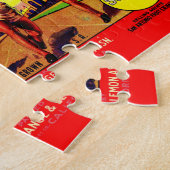 Puzzle étiquette des caisses de fruits des athlètes des a (Côté)