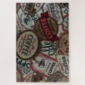Puzzle Étiquettes vintages de café (Vertical)