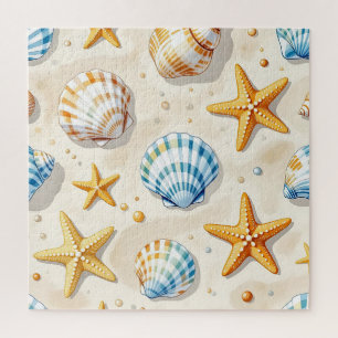 Puzzle Étoile de mer coquillage de mer motif de plage