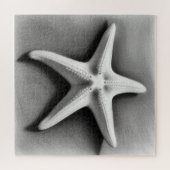 Puzzle Étoile de mer noir et blanc (Horizontal)