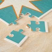 Puzzle Étoile éclatée moderne du milieu du siècle (Côté)