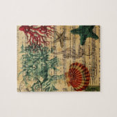 Puzzle étoiles de mer de corail côtières tropicales (Horizontal)