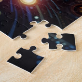 Puzzle Étoiles et Lune Abstraits (Côté)