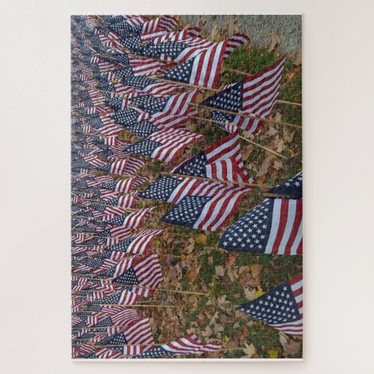 Puzzle Étoiles et rayures nos anciens combattants (Vertical)