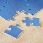 Puzzle Étoiles sur bleu #1 (Côté)